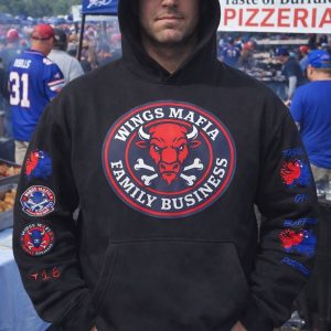 Wing Mafia - Hoodie - Black